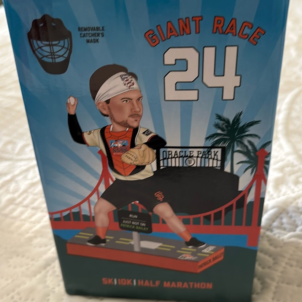 Bobble head of Patrick Bailey from SF Giants team